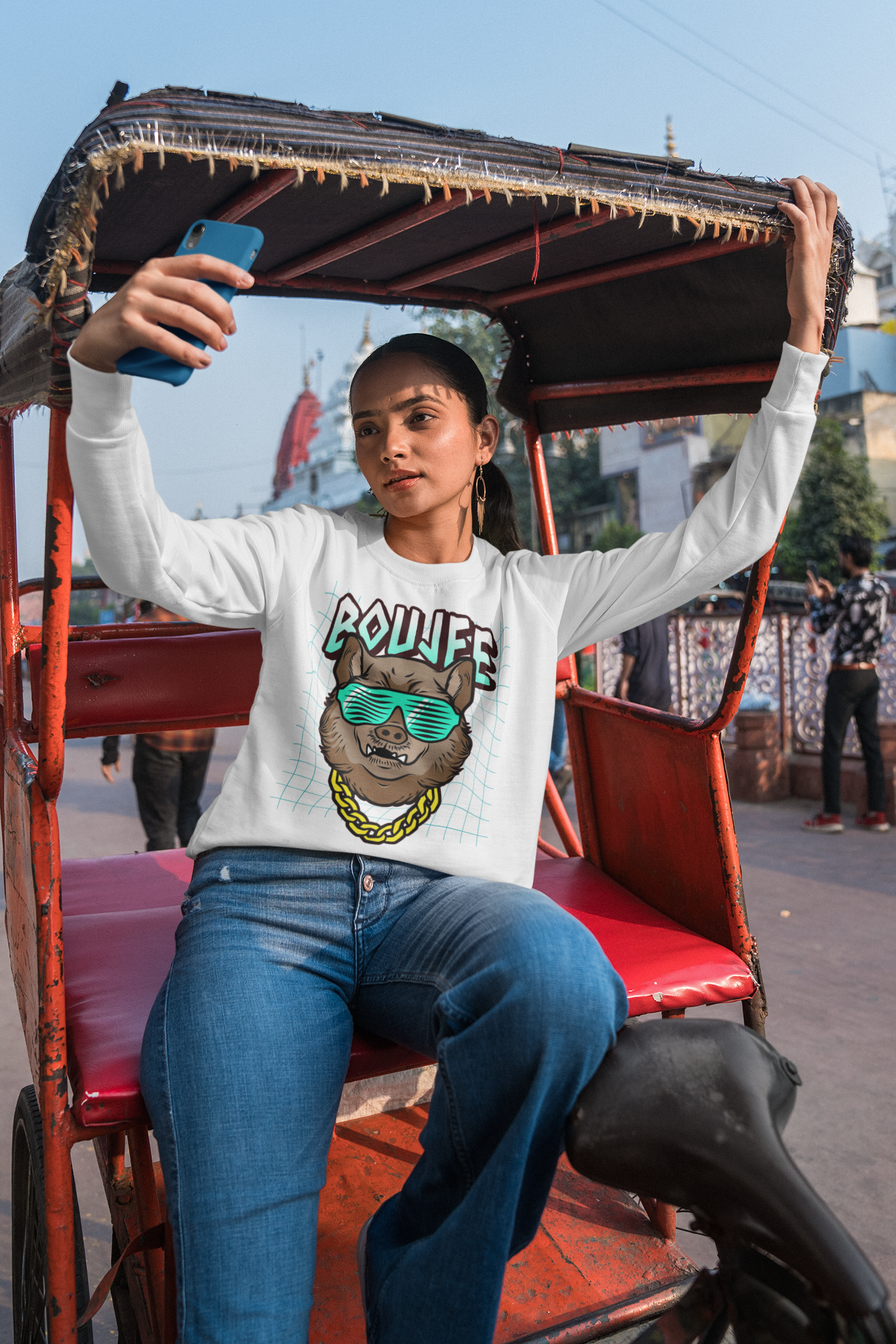 Boujee "Carriage Royalty" Cozy Street Crewneck
