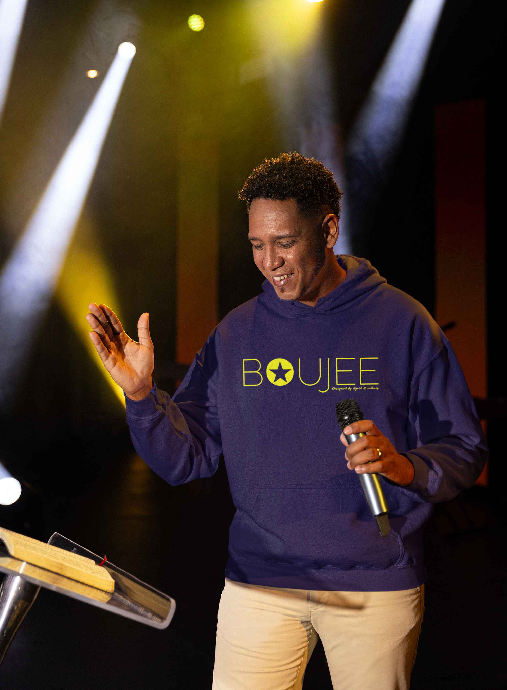 Boujee "The Voice" Heavyweight Statement Hoodie