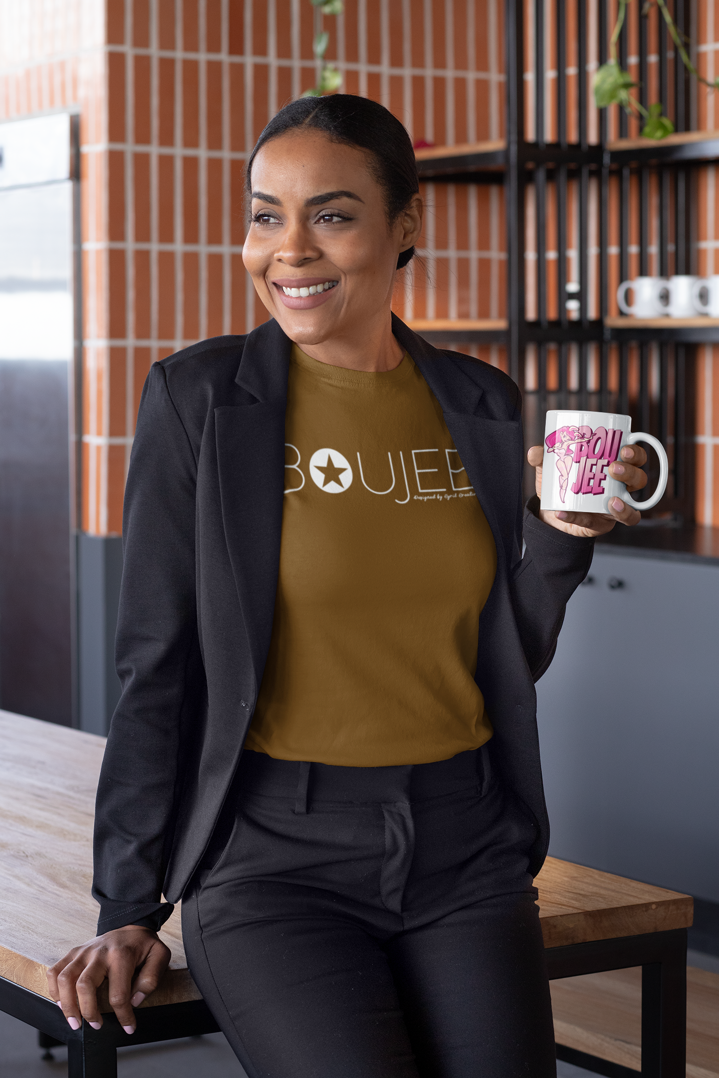 Boujee Studio "Coffee Break" 11oz Ceramic Mug