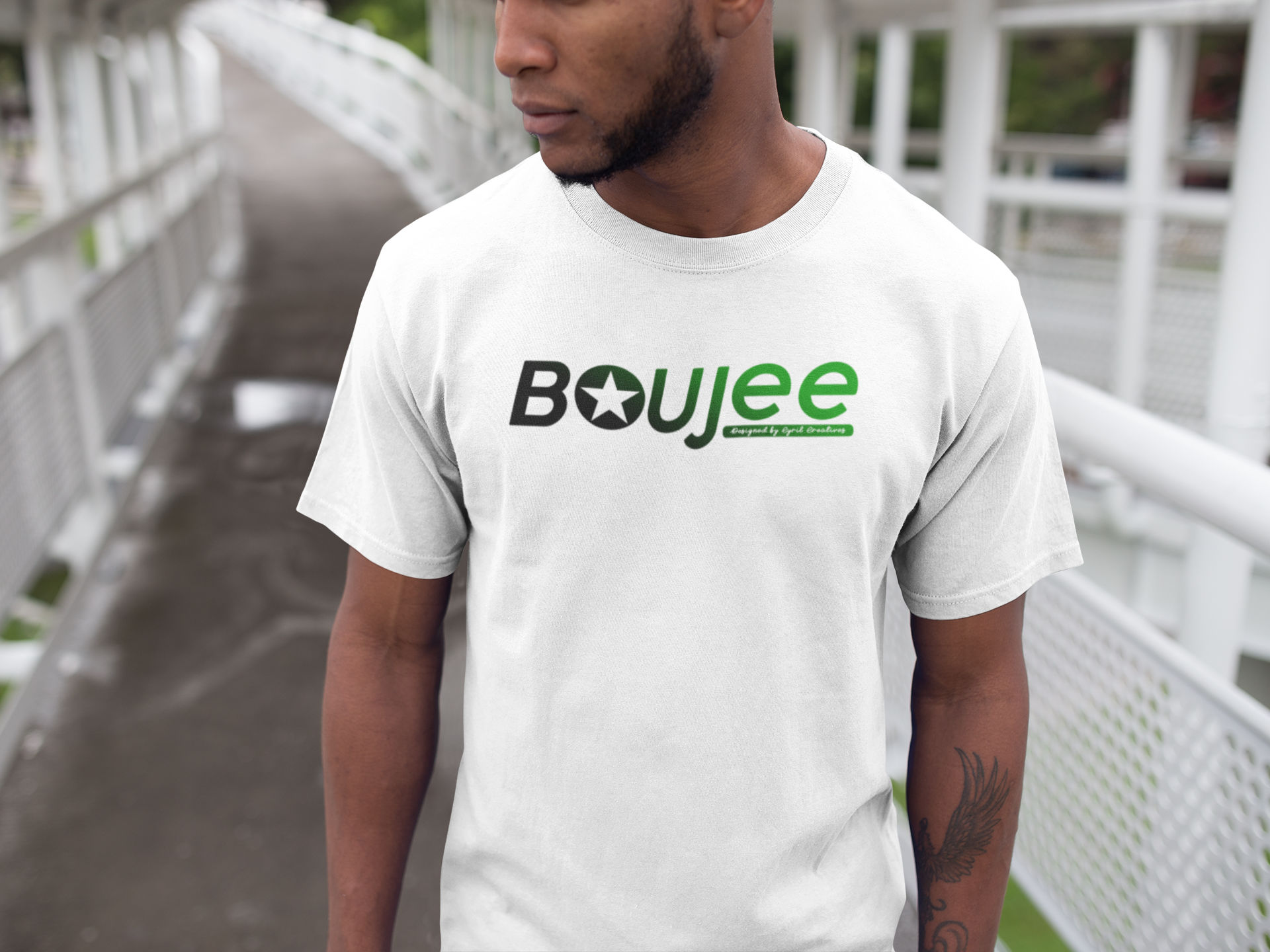 Boujee "Metropolis Crossing" Minimalist Crew Tee