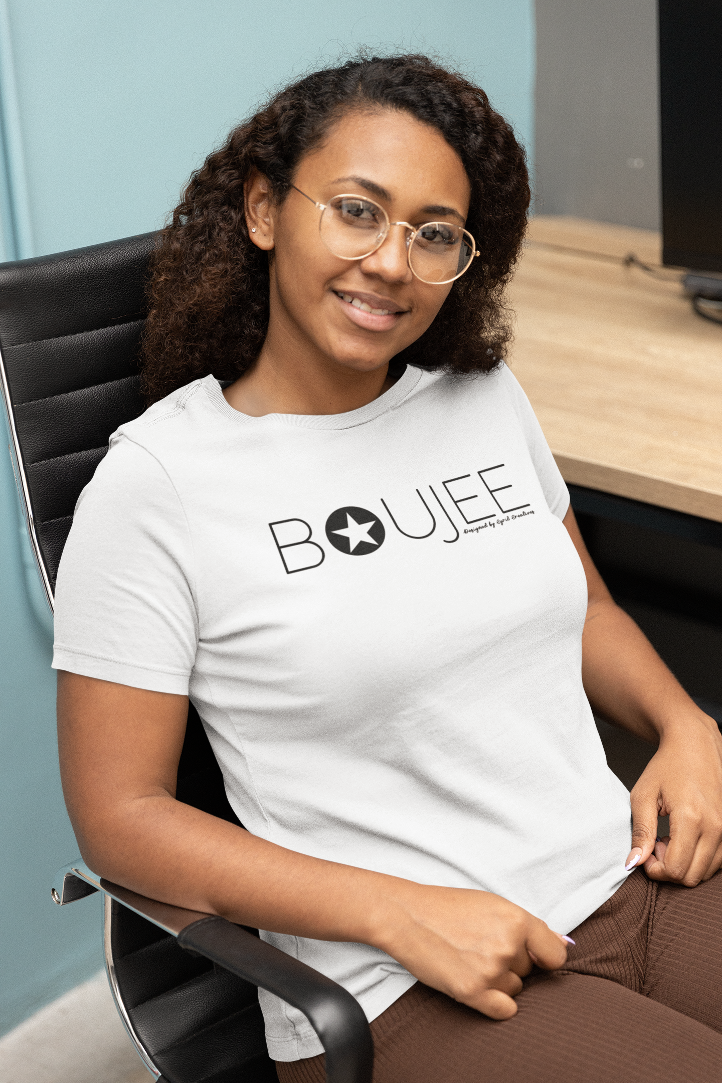 Boujee "Overthinker at Work" Relatable Studio Tee