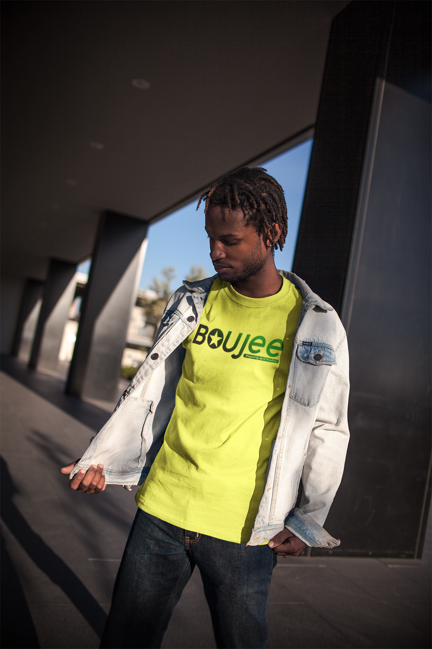 Boujee "Heritage Denim" Layering Graphic Tee