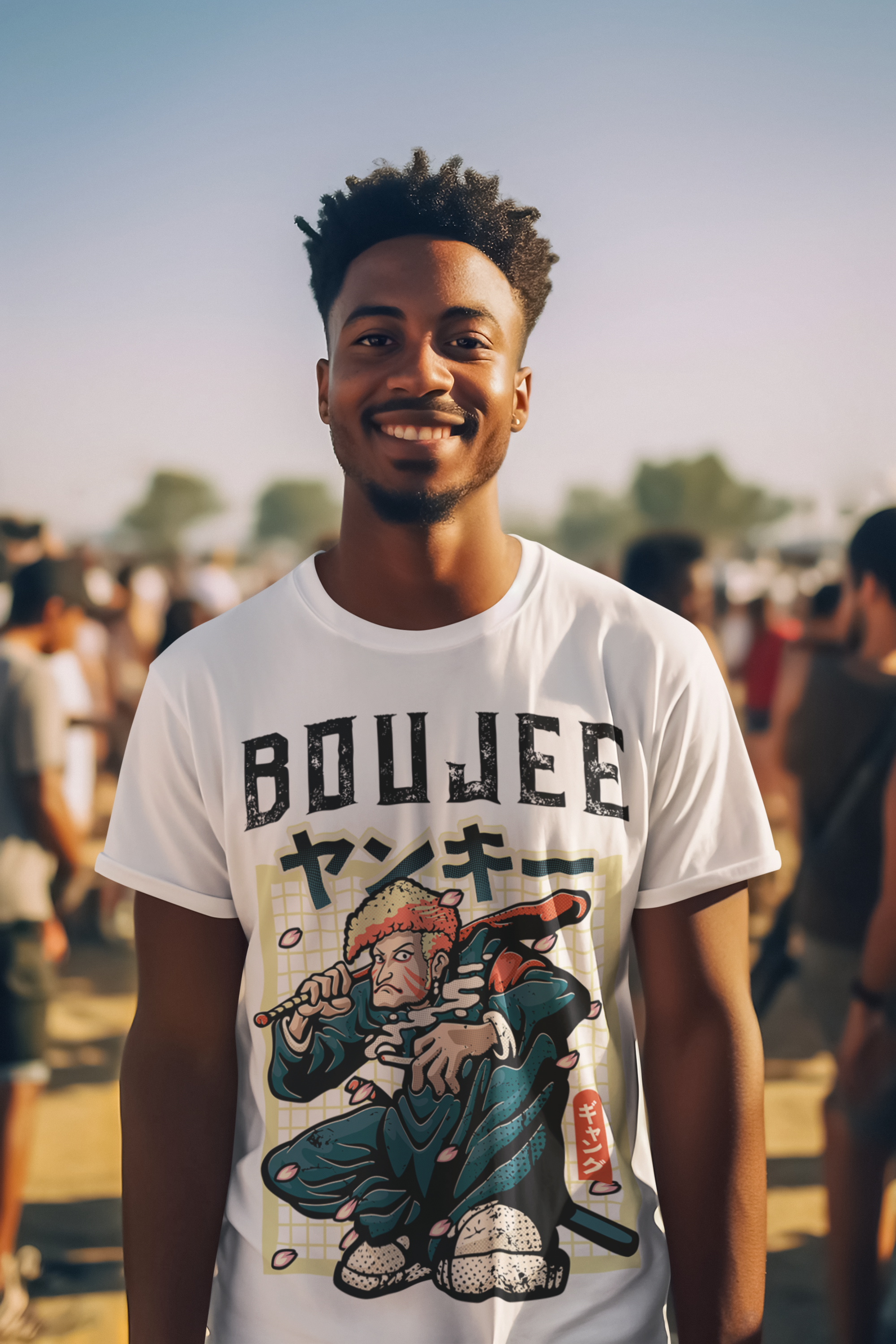 Boujee "Festival Euphoria" Heavyweight Tee
