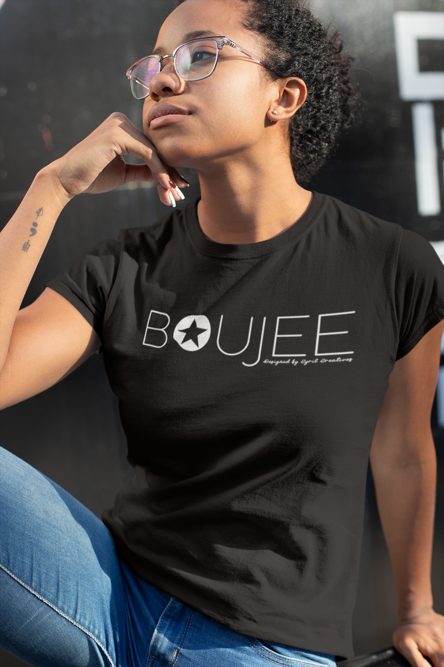 Boujee "Tattoo Atelier" Editorial Tee