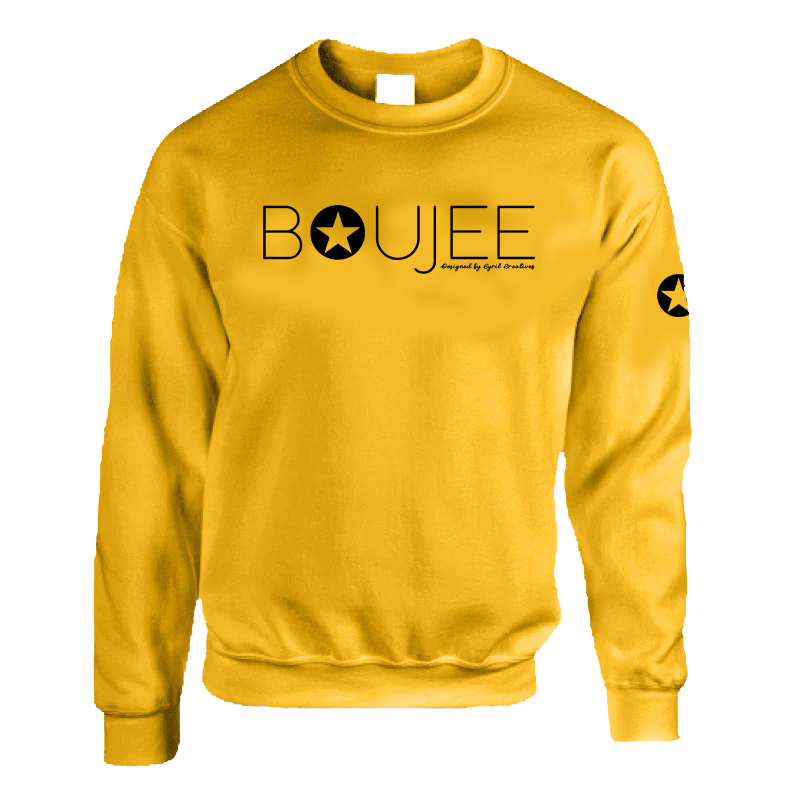Boujee Signature Linear Logo Crewneck